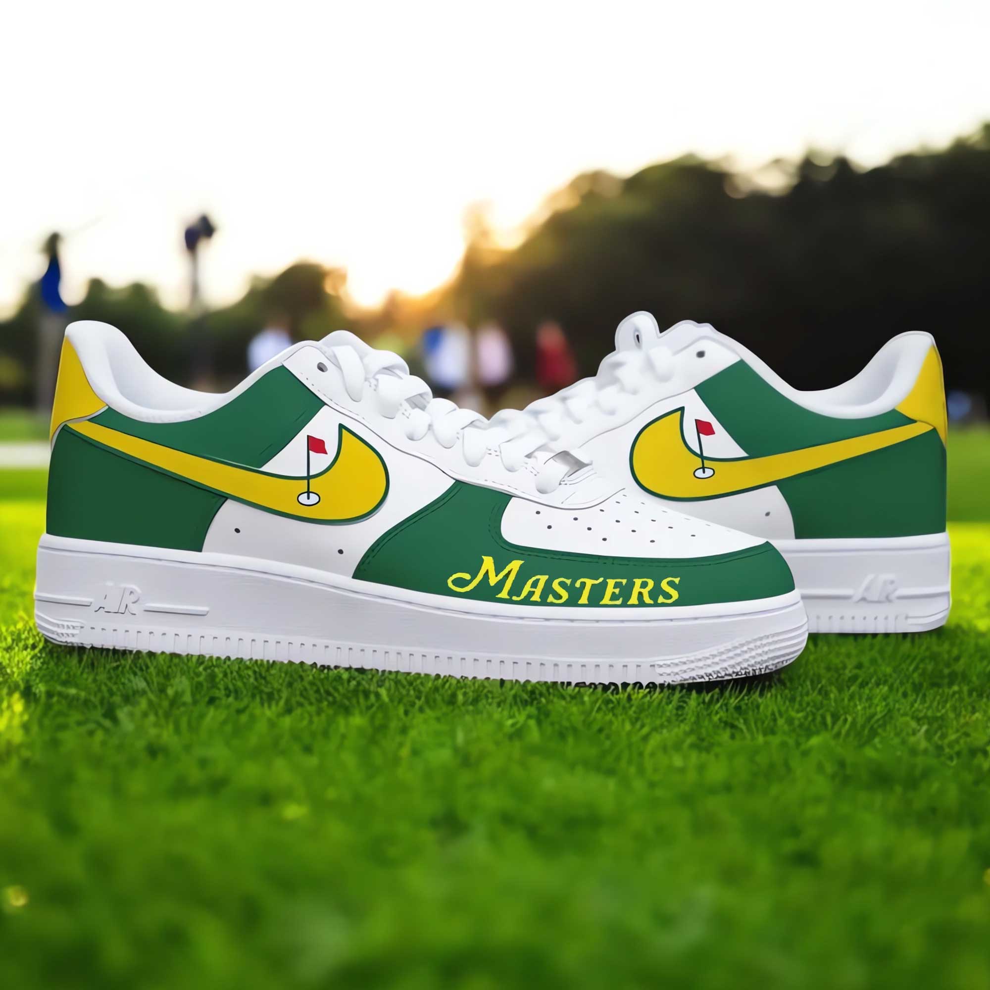 Personalized Golf Masters AF1 Shoes.