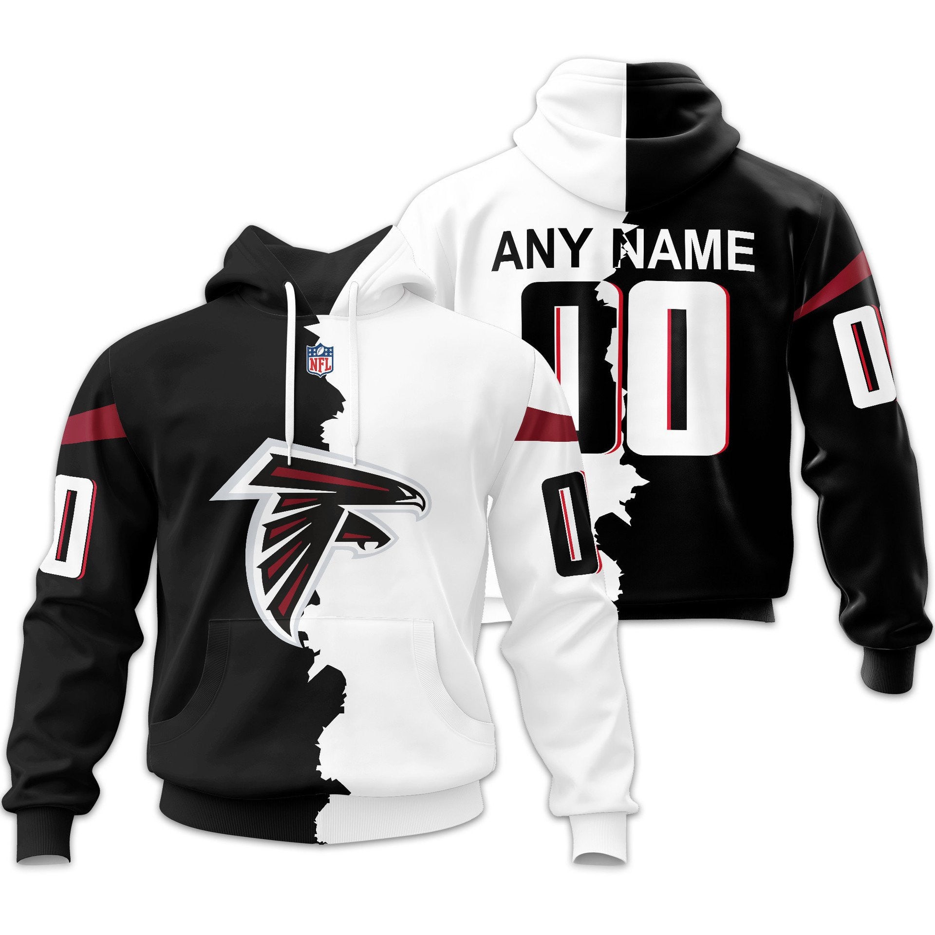 A.falcons | Premium  Home Mix Away Hoodie Nf1