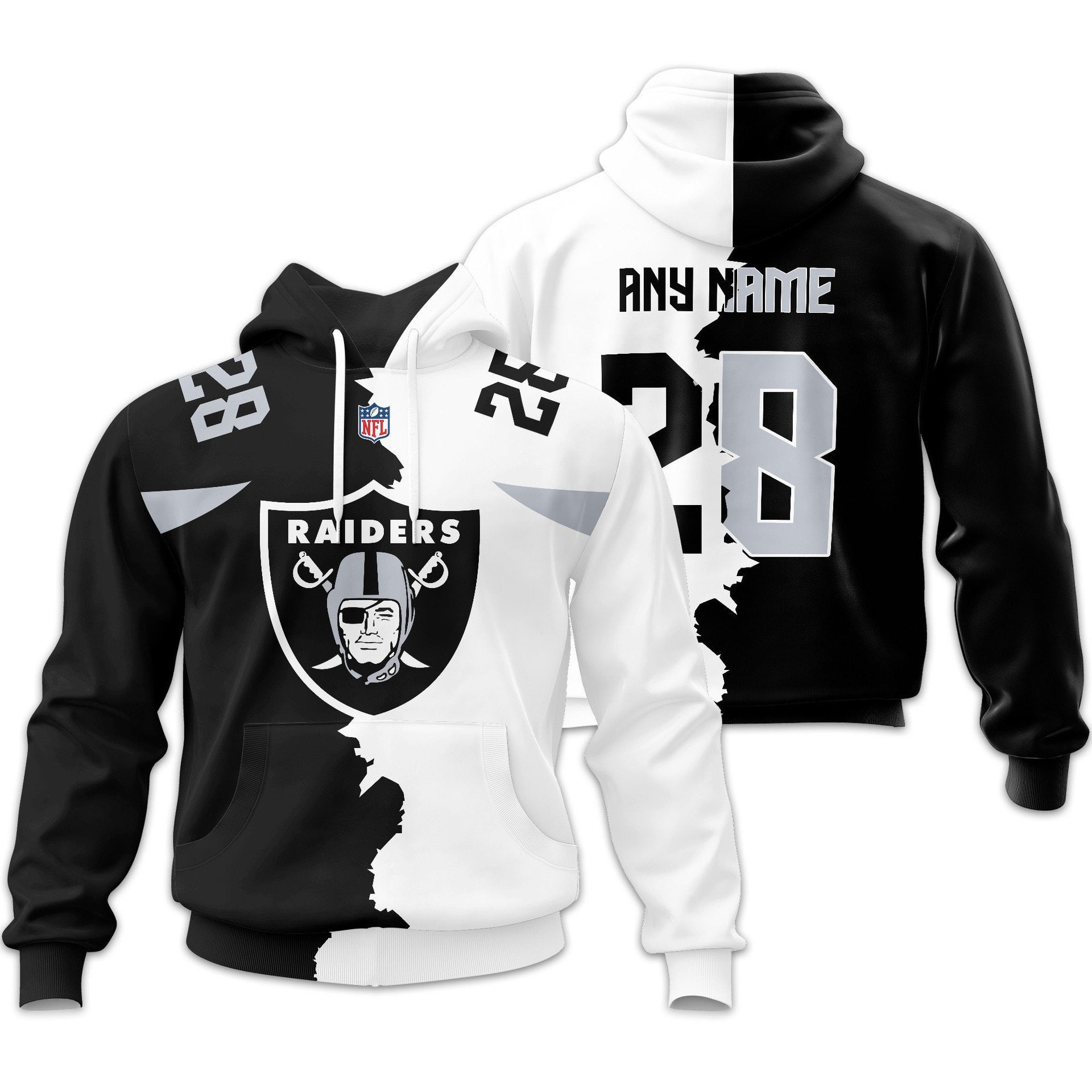 Lv.raiders | Premium  Home Mix Away Hoodie Nf1