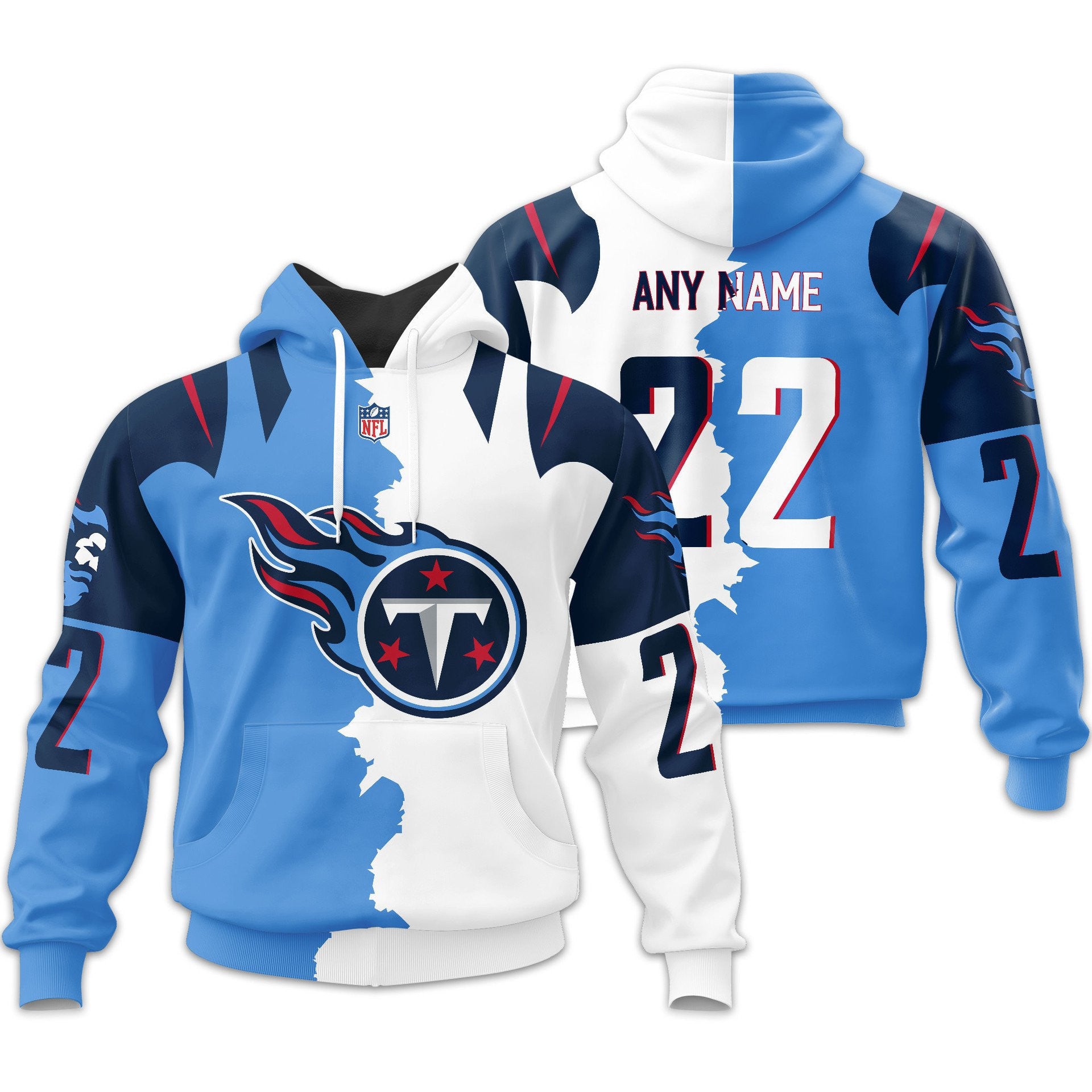 T.titans | Premium  Home Mix Away Hoodie Nf1