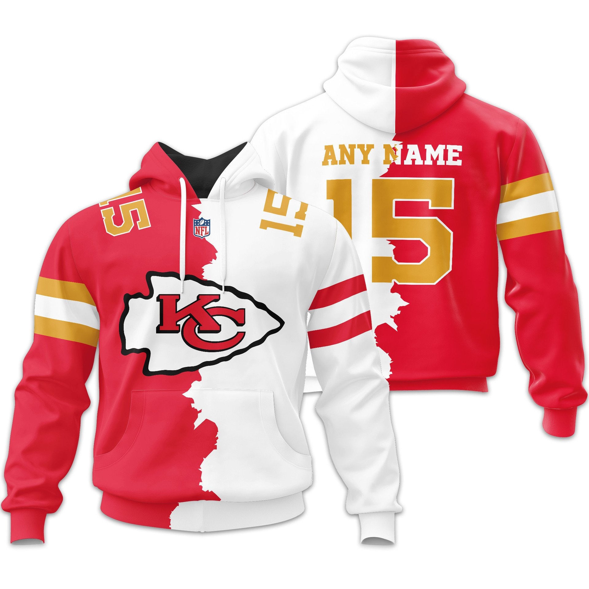 Kc.chiefs | Premium  Home Mix Away Hoodie Nf1