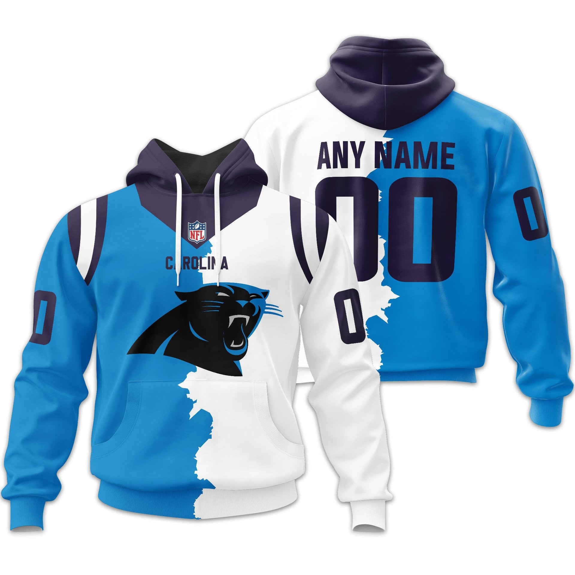 C.panthers | Premium  Home Mix Away Hoodie Nf1