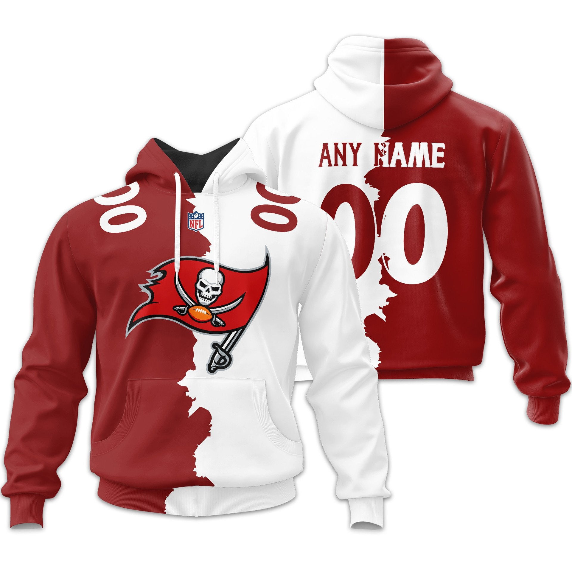 Tb.buccaneers | Premium  Home Mix Away Hoodie Nf1