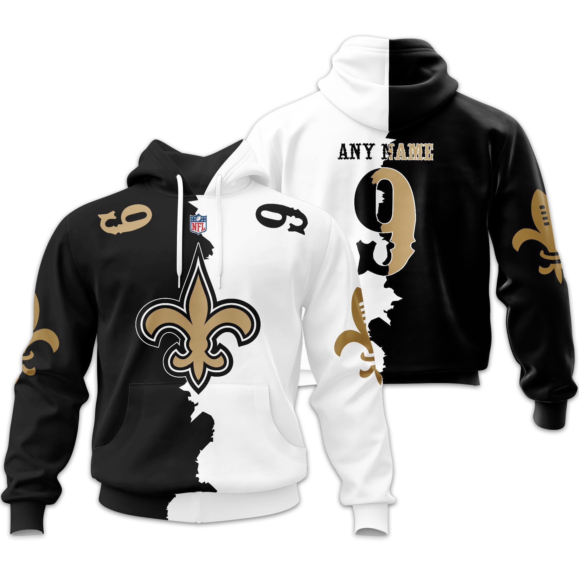 No.saints | Premium  Home Mix Away Hoodie Nf1
