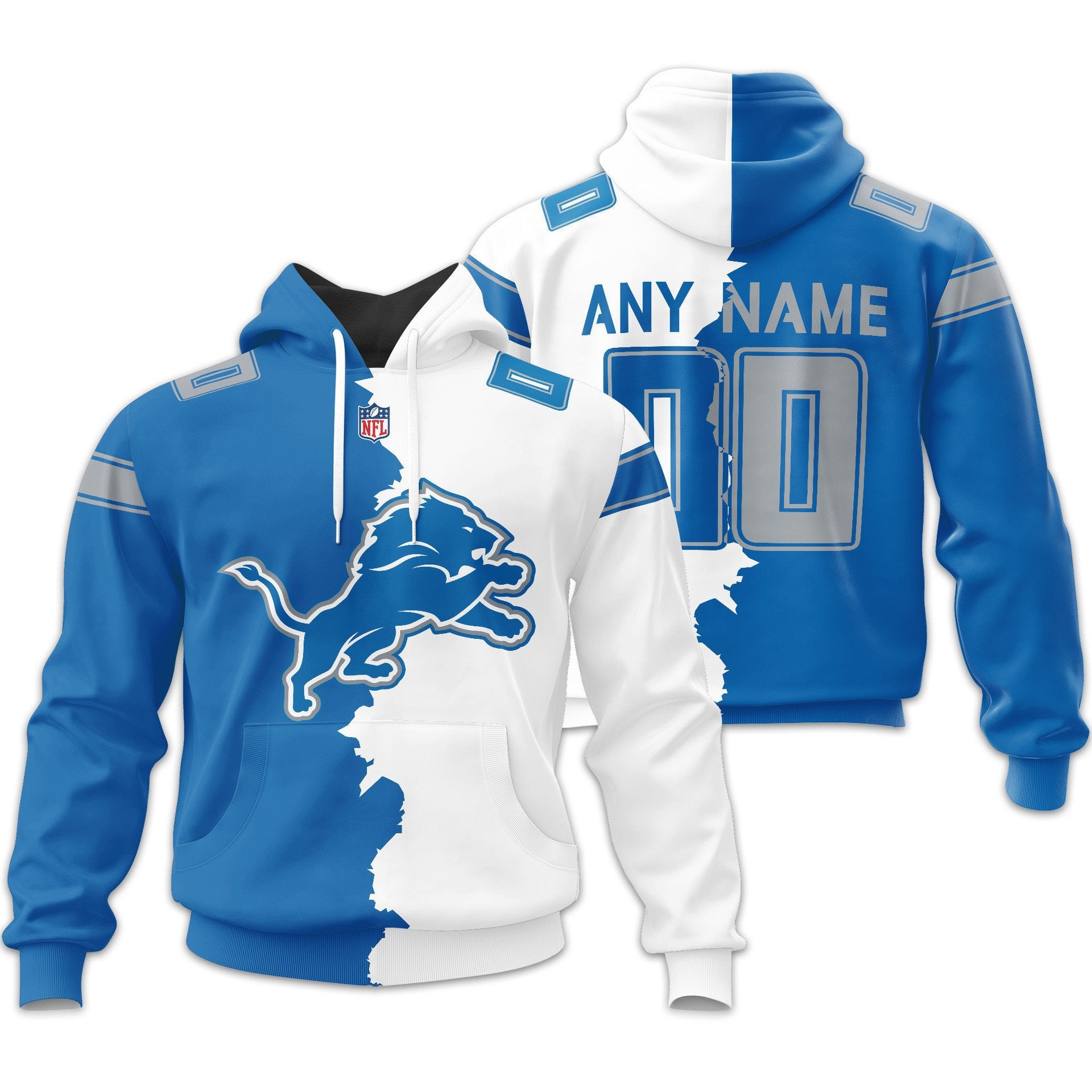 D.lions | Premium  Home Mix Away Hoodie Nf1