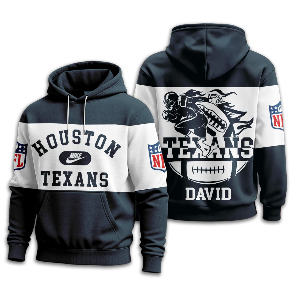 H.texans | Premium  Touchdown Spirit Personalized Hoodie Nf1