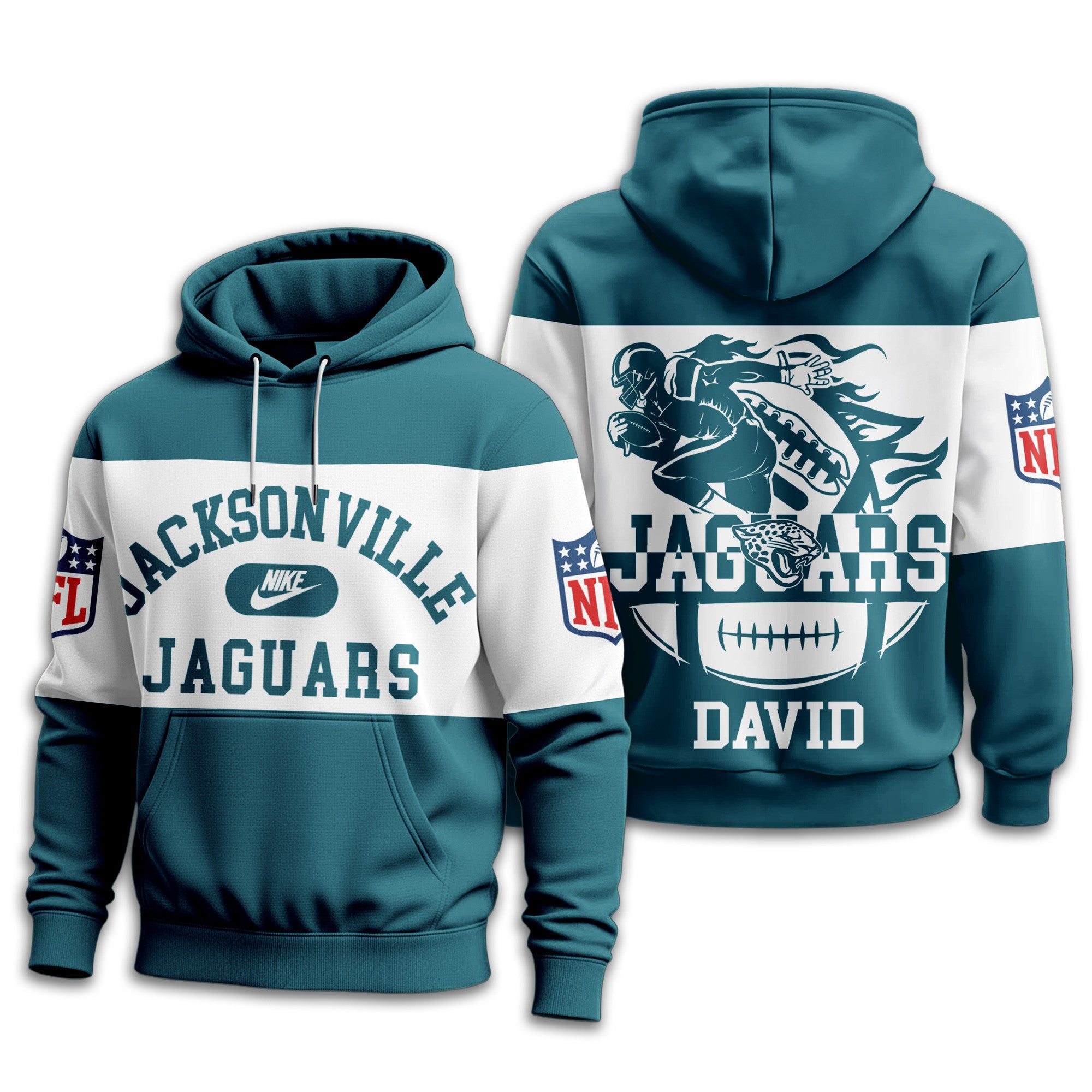 J.jaguars | Premium  Touchdown Spirit Personalized Hoodie Nf1