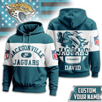J.jaguars | Premium  Touchdown Spirit Personalized Hoodie Nf1