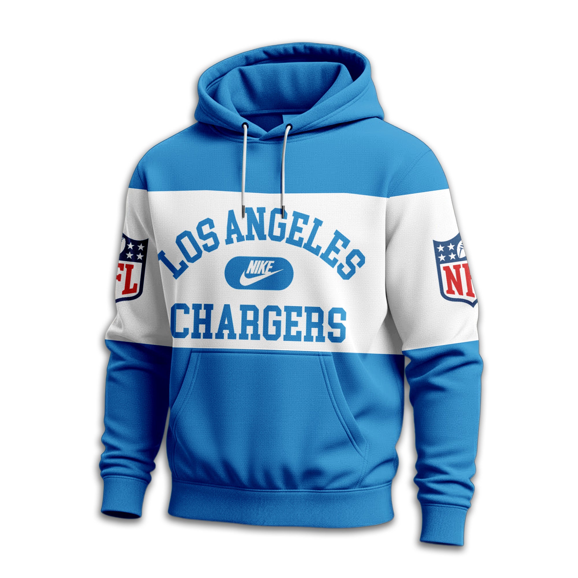 La.chargers | Premium  Touchdown Spirit Personalized Hoodie Nf1