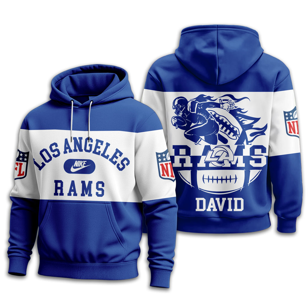 La.rams | Premium  Touchdown Spirit Personalized Hoodie Nf1