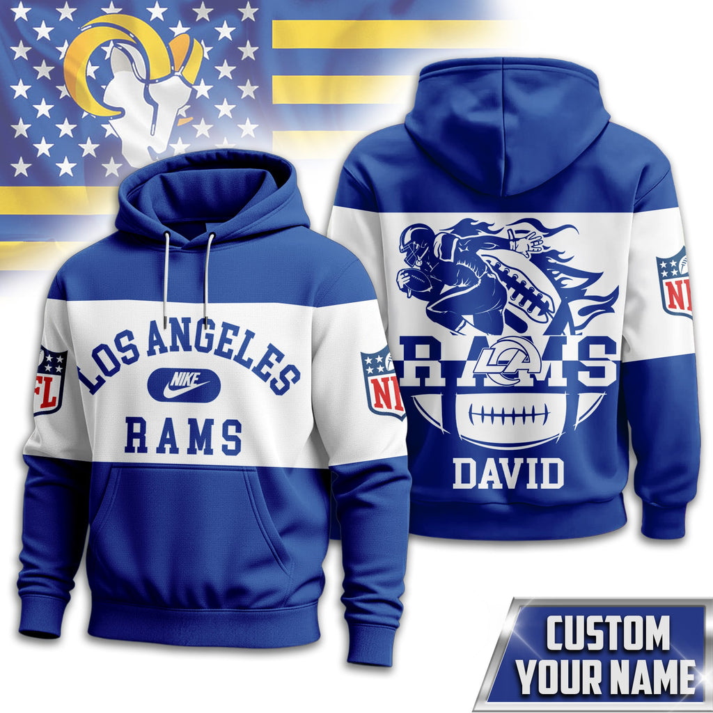 La.rams | Premium  Touchdown Spirit Personalized Hoodie Nf1