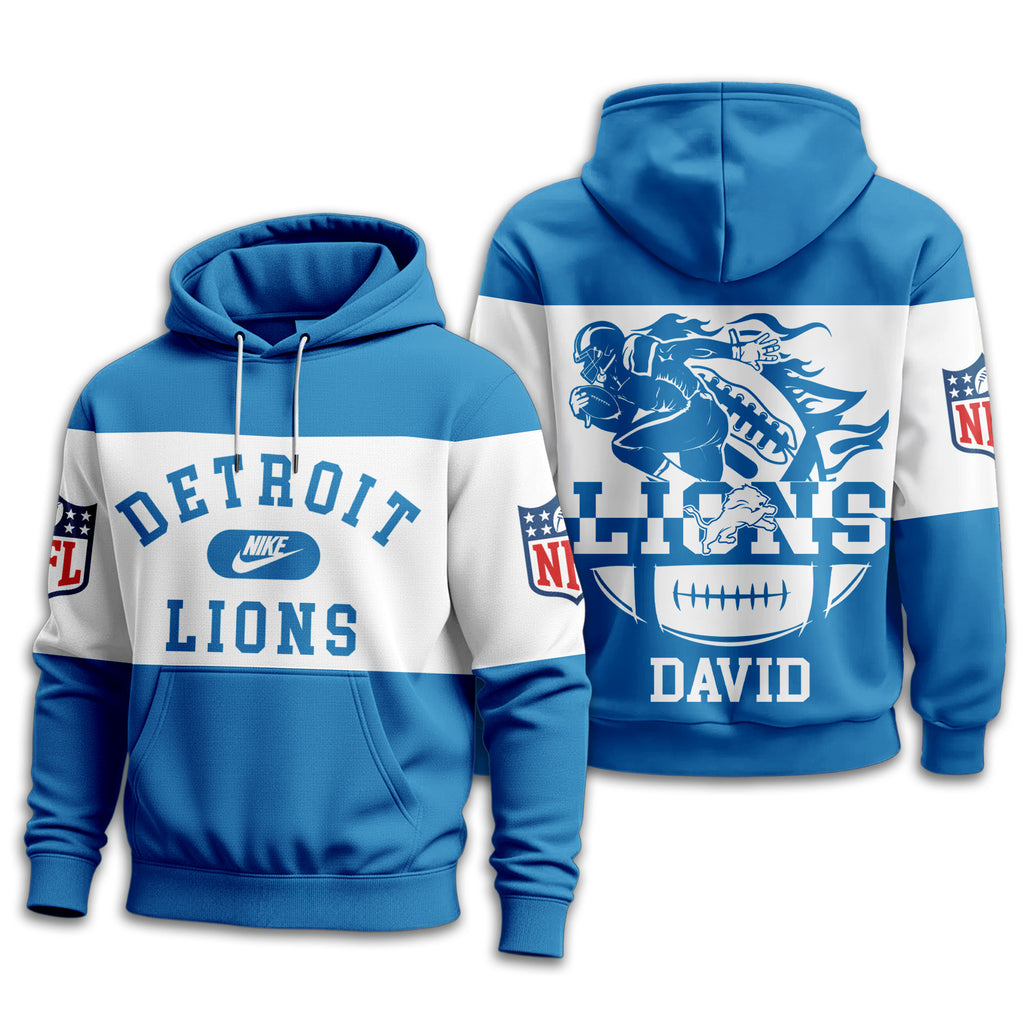 D.lions | Premium  Touchdown Spirit Personalized Hoodie Nf1