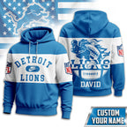 D.lions | Premium  Touchdown Spirit Personalized Hoodie Nf1