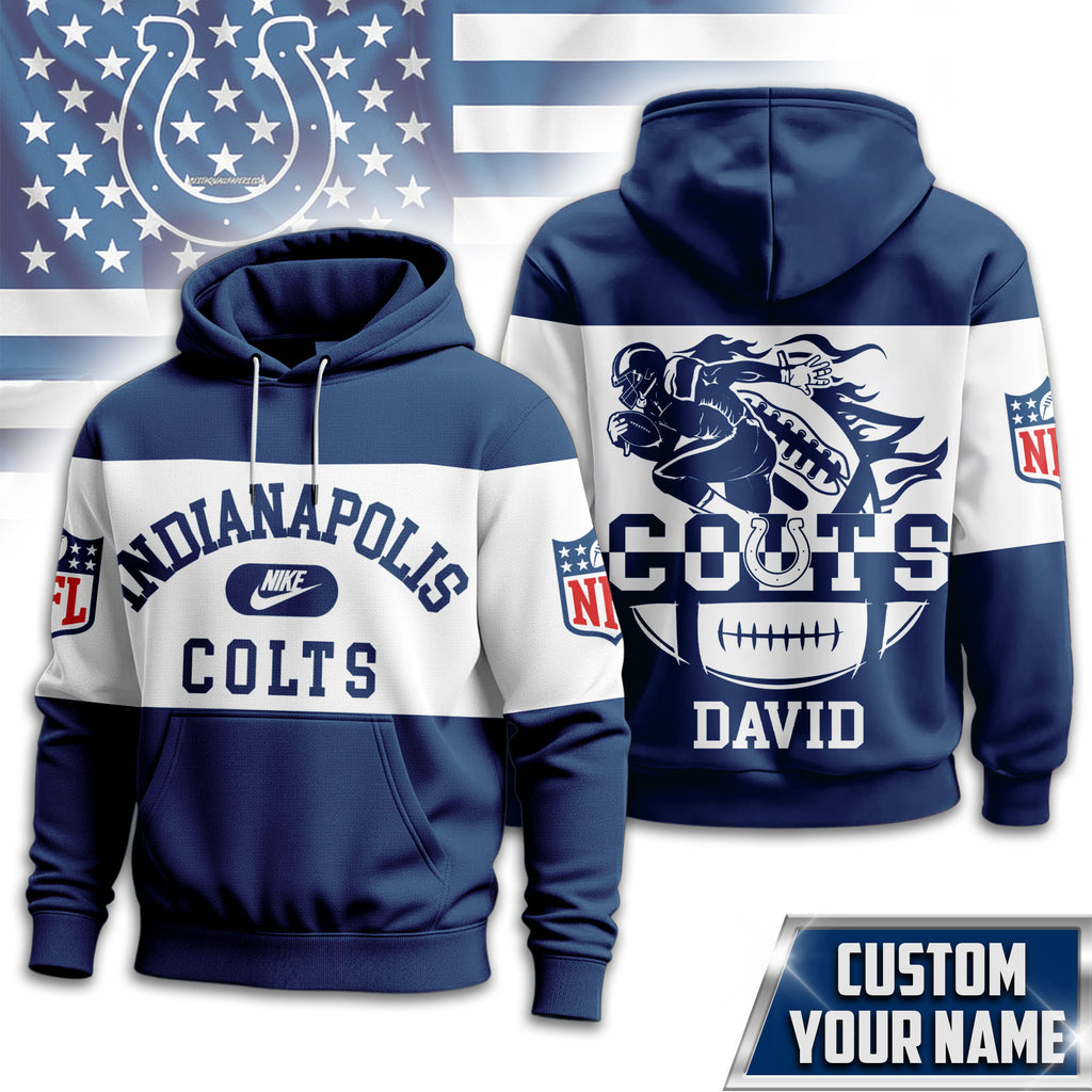 I.colts | Premium  Touchdown Spirit Personalized Hoodie Nf1