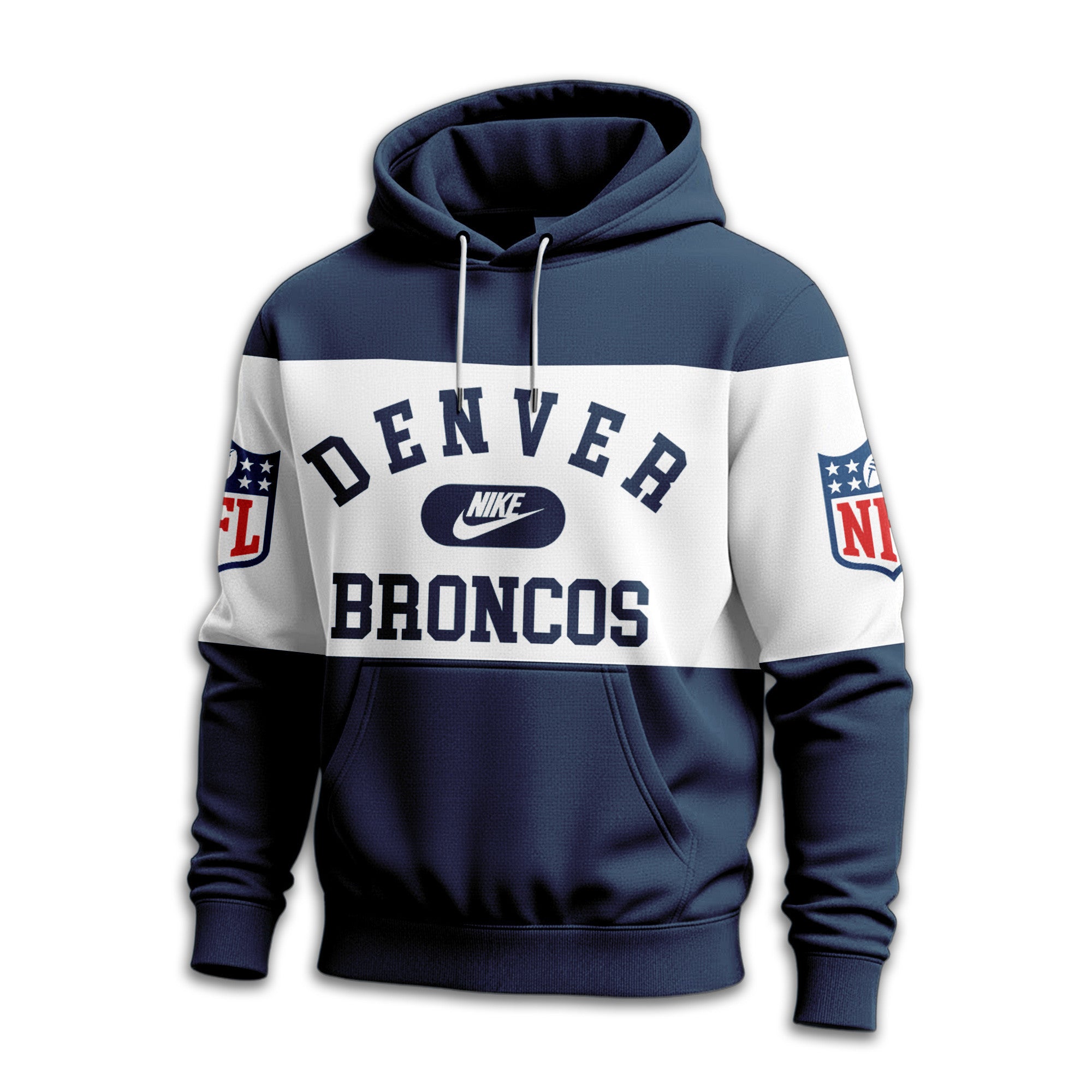 D.broncos | Premium  Touchdown Spirit Personalized Hoodie Nf1