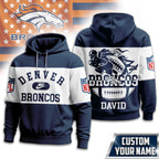 D.broncos | Premium  Touchdown Spirit Personalized Hoodie Nf1