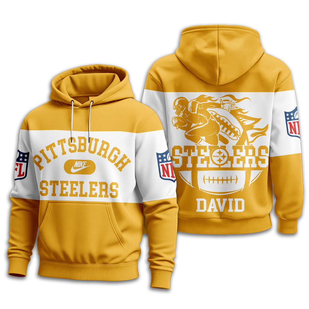 P.steelers | Premium  Touchdown Spirit Personalized Hoodie Nf1