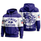 B.ravens | Premium  Touchdown Spirit Personalized Hoodie Nf1