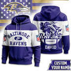 B.ravens | Premium  Touchdown Spirit Personalized Hoodie Nf1
