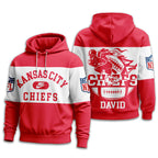 Kc.chiefs | Premium  Touchdown Spirit Personalized Hoodie Nf1