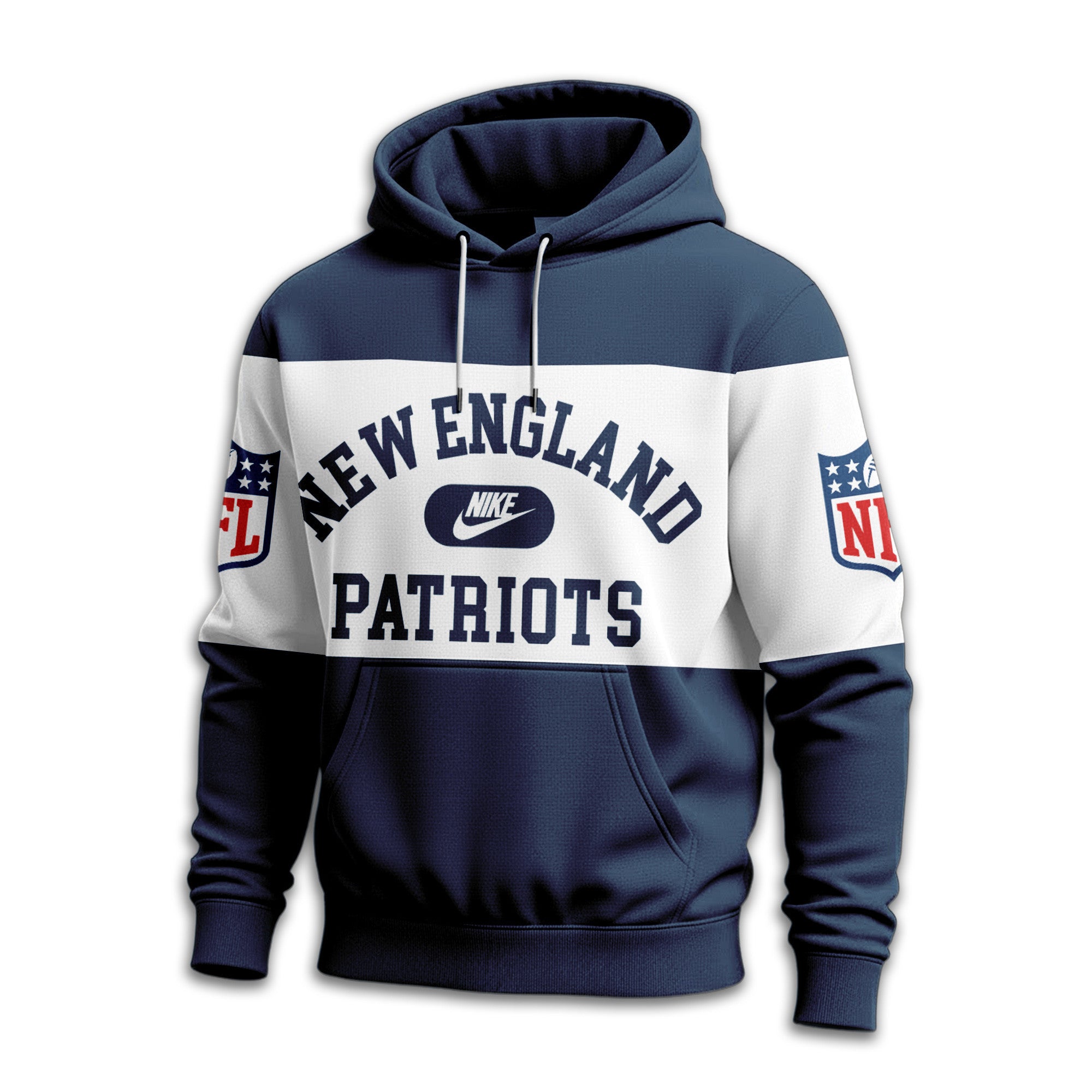 Ne.patriots | Premium  Touchdown Spirit Personalized Hoodie Nf1