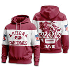 A.cardinals | Premium  Touchdown Spirit Personalized Hoodie Nf1
