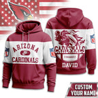 A.cardinals | Premium  Touchdown Spirit Personalized Hoodie Nf1
