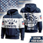D.cowboys | Premium  Touchdown Spirit Personalized Hoodie Nf1