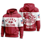 A.falcons | Premium  Touchdown Spirit Personalized Hoodie Nf1