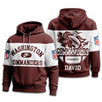 W.commanders | Premium  Touchdown Spirit Personalized Hoodie Nf1