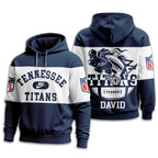 T.titans | Premium  Touchdown Spirit Personalized Hoodie Nf1