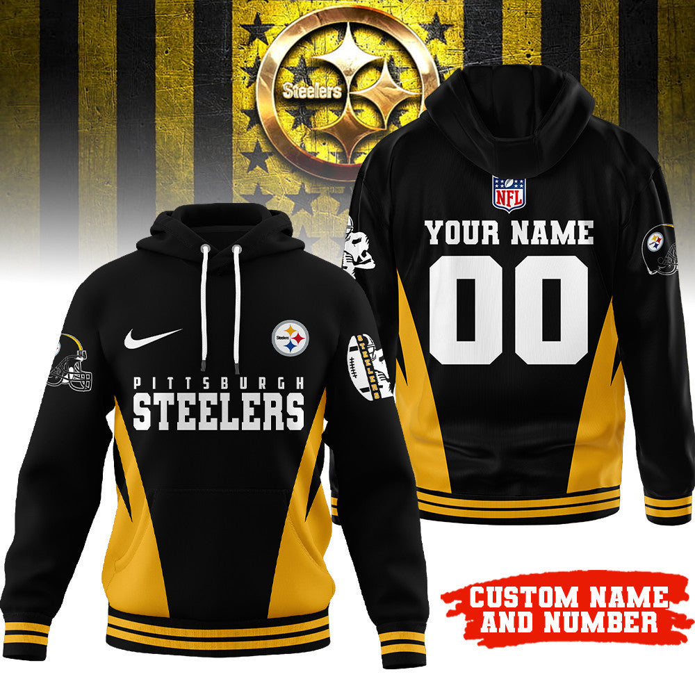 P.steelers | Premium  Personalized Fan Hoodie Nf1
