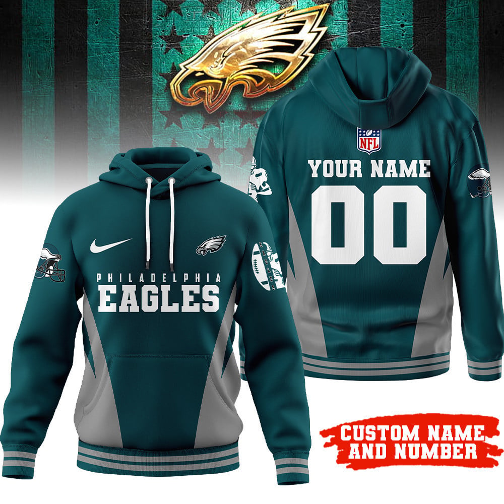 P.eagles | Premium  Personalized Fan Hoodie Nf1