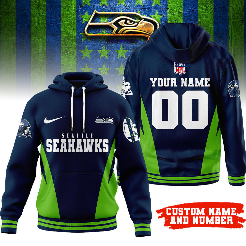 S.seahawks | Premium  Personalized Fan Hoodie Nf1