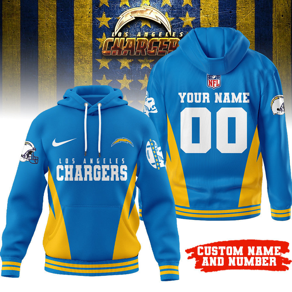 La.chargers | Premium  Personalized Fan Hoodie Nf1