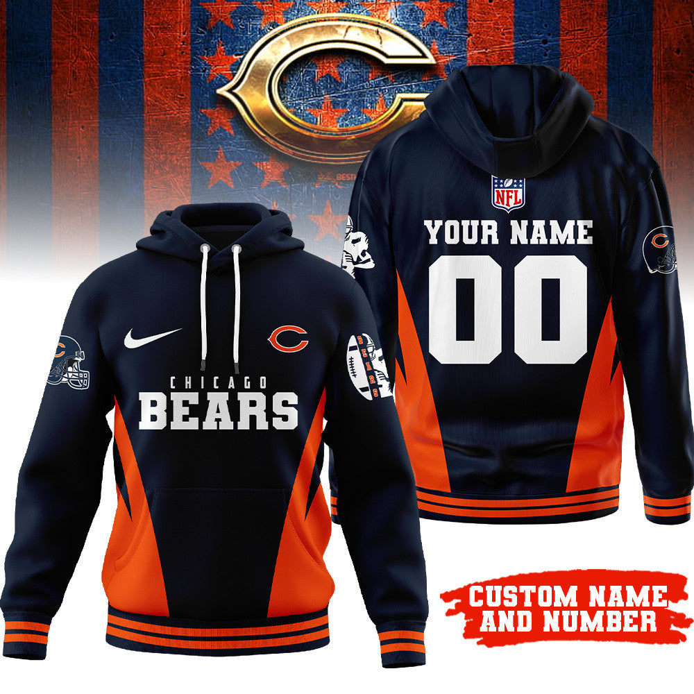 C.bears | Premium  Personalized Fan Hoodie Nf1
