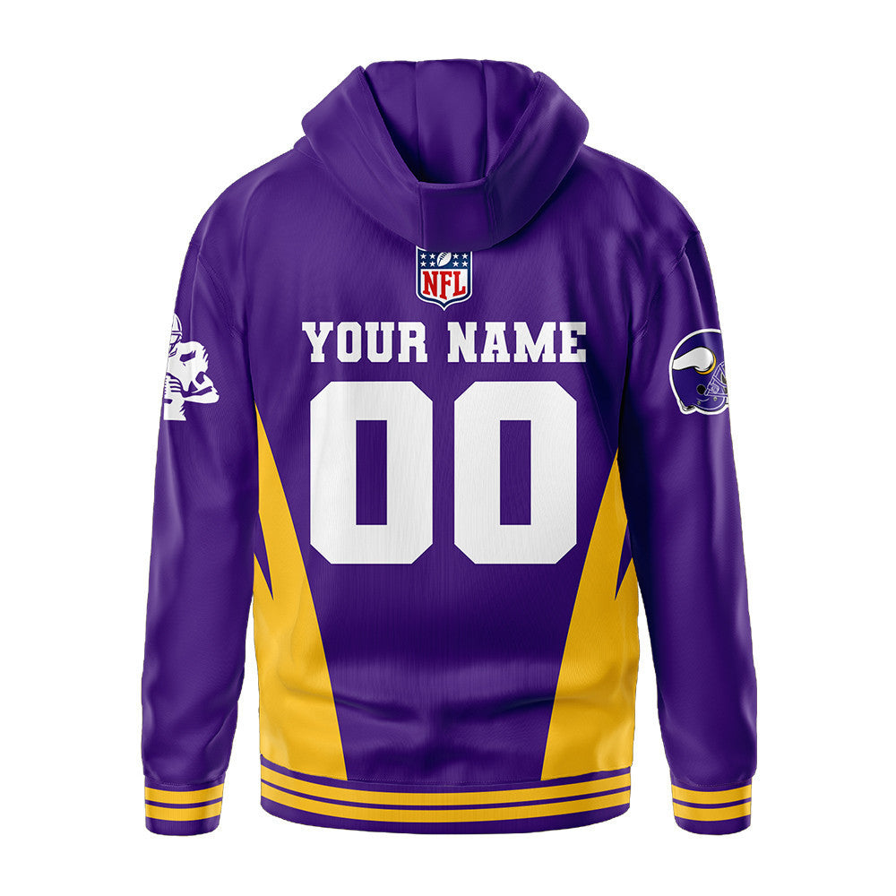 M.vikings | Premium  Personalized Fan Hoodie Nf1