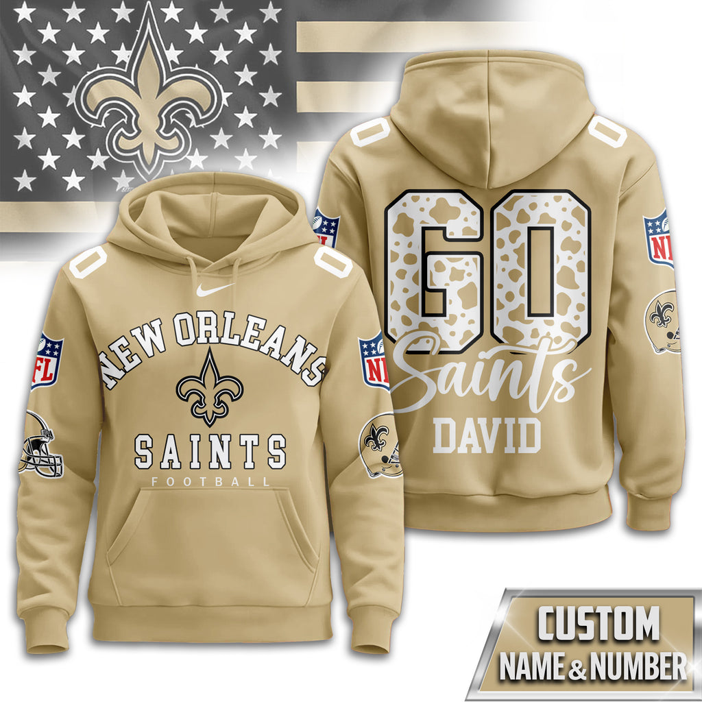 No.saints | Premium  Custom Game Day Hoodie Nf1