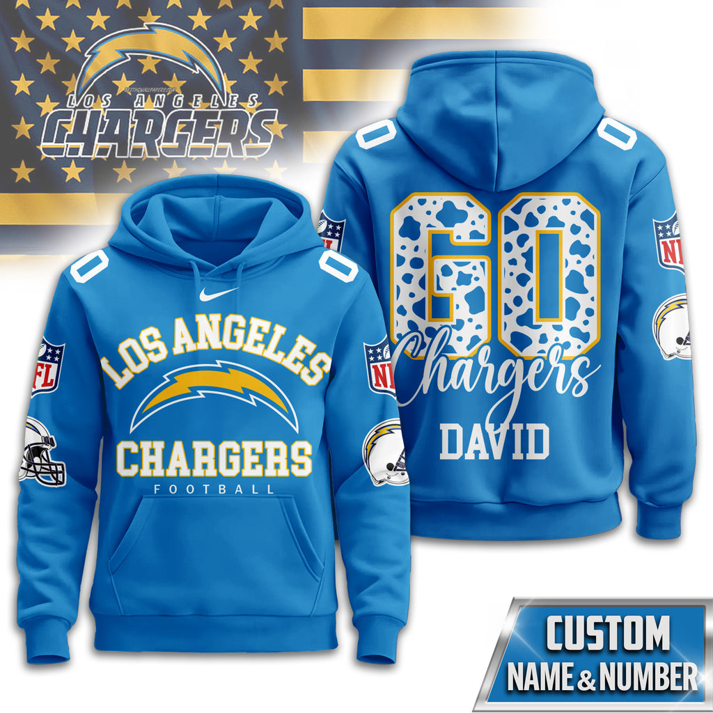 La.chargers | Premium  Custom Game Day Hoodie Nf1