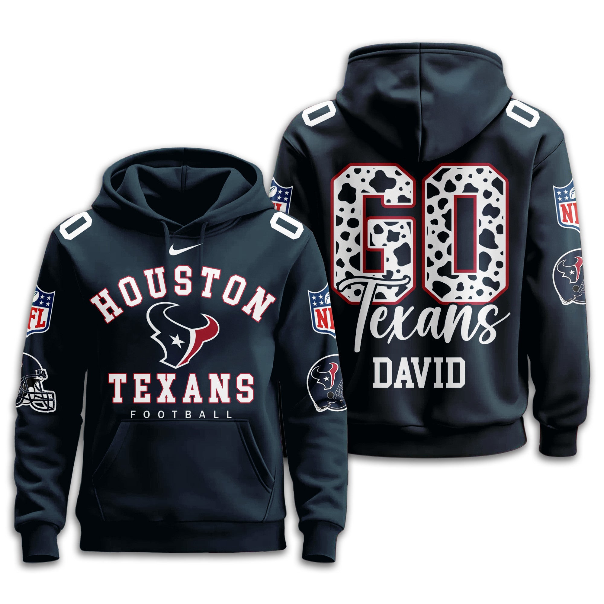 H.texans | Premium  Custom Game Day Hoodie Nf1