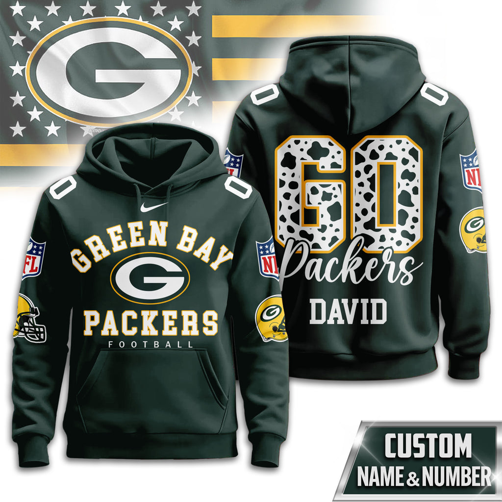 Gb.packers | Premium  Custom Game Day Hoodie Nf1