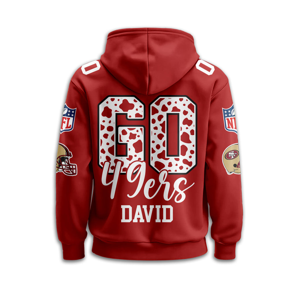 Sf.49ers | Premium  Custom Game Day Hoodie Nf1