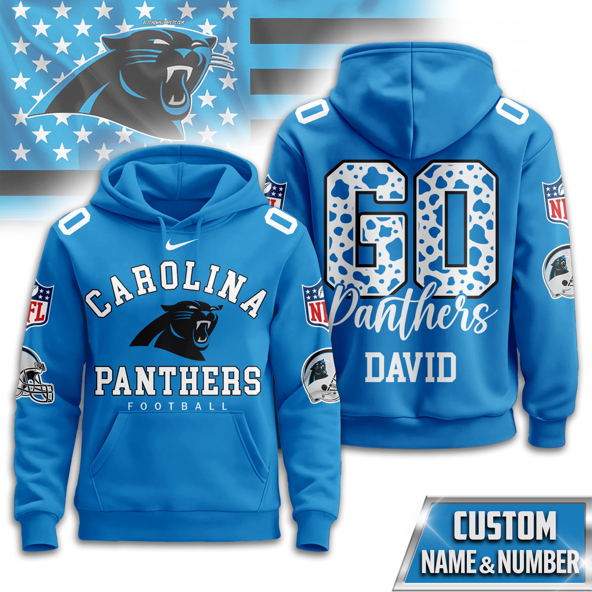 C.panthers | Premium  Custom Game Day Hoodie Nf1