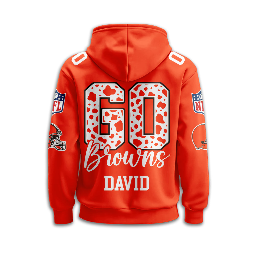 C.browns | Premium  Custom Game Day Hoodie Nf1