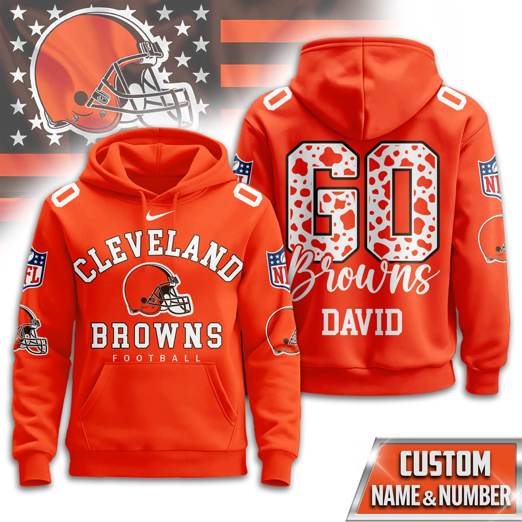C.browns | Premium  Custom Game Day Hoodie Nf1