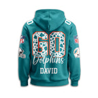 M.dolphins | Premium  Custom Game Day Hoodie Nf1