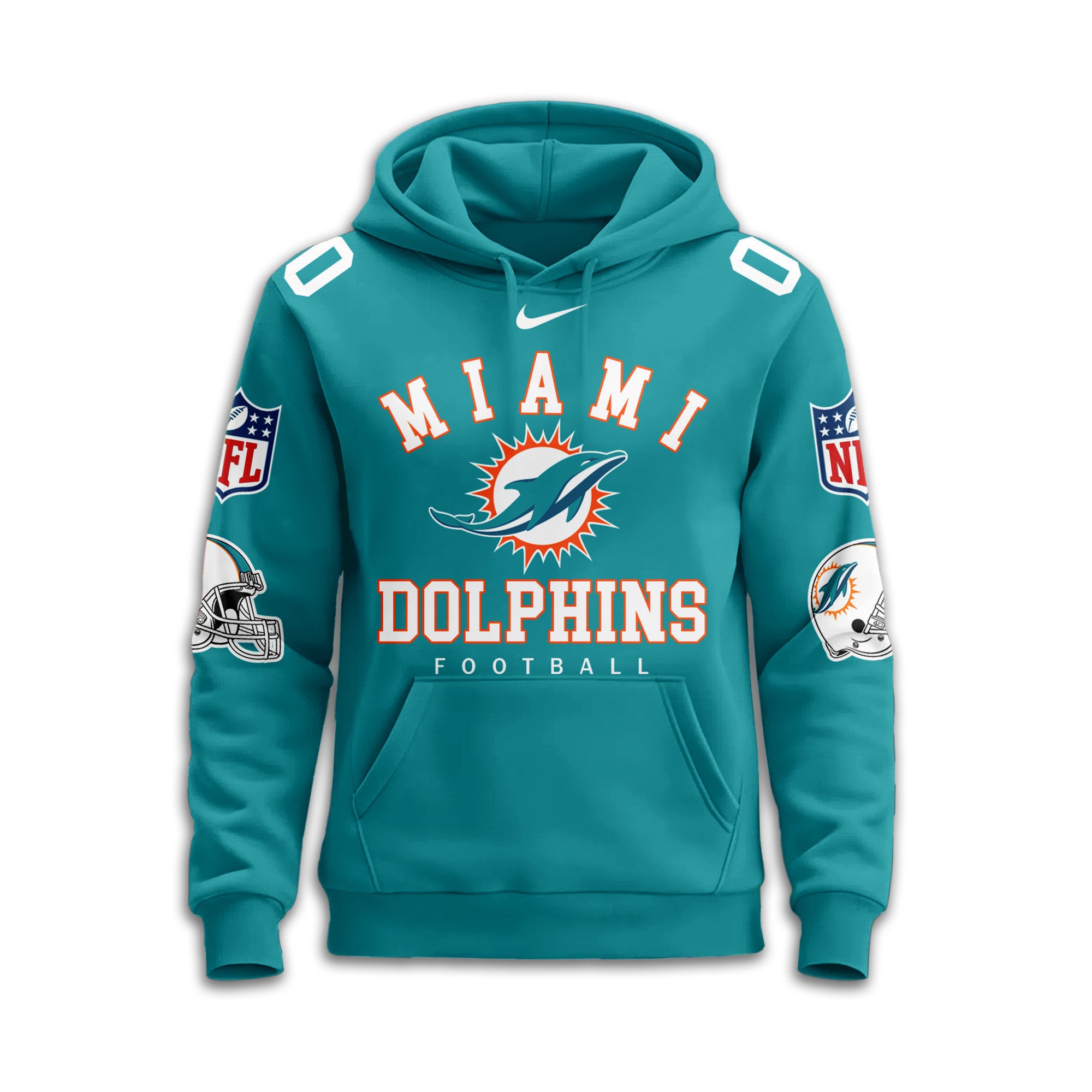 M.dolphins | Premium  Custom Game Day Hoodie Nf1