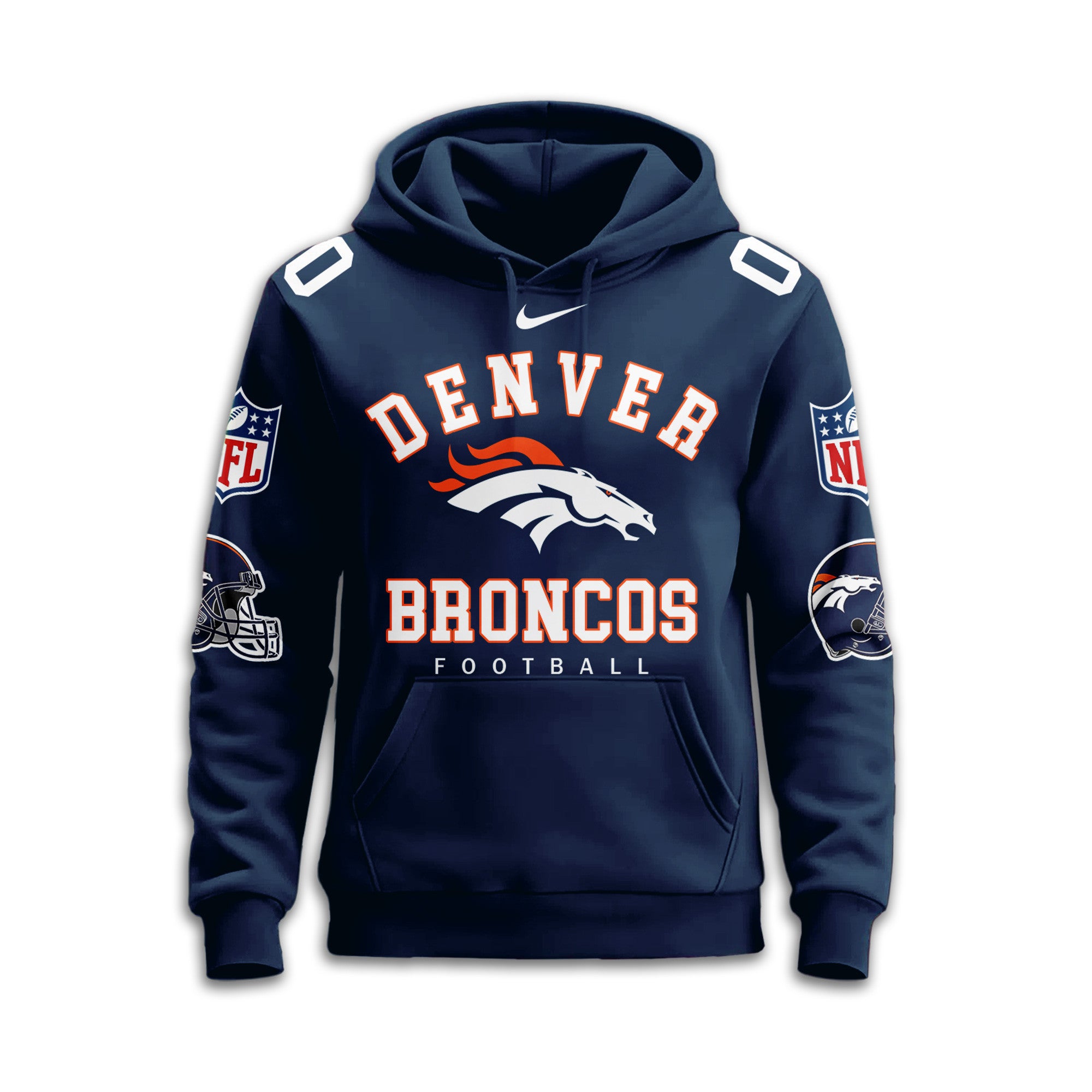 D.broncos | Premium  Custom Game Day Hoodie Nf1