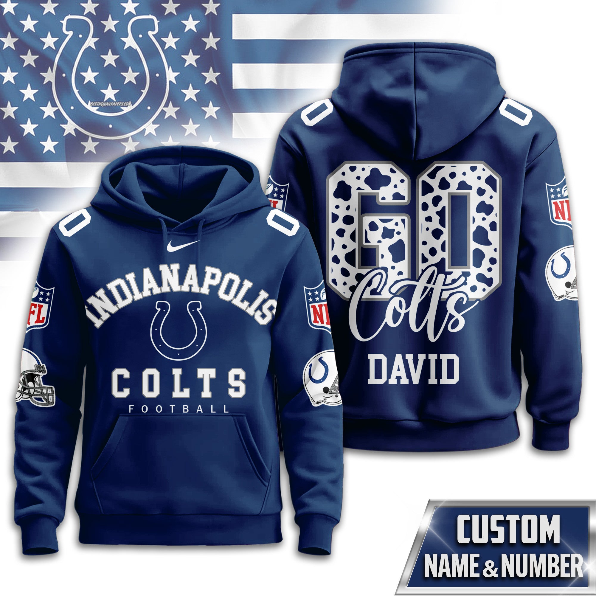 I.colts | Premium  Custom Game Day Hoodie Nf1