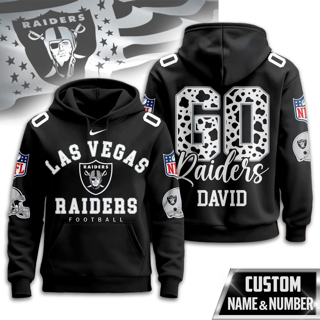 Lv.raiders | Premium  Custom Game Day Hoodie Nf1